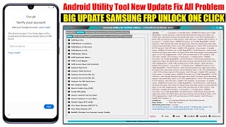 Android Utility Tool New Update Available Problem Samsung FRP Bypass Adb Not Working [upl. by Ilyse]