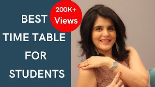 Best Time Table For School amp College Students  How to Make 100 Successful Time Table  ChetChat [upl. by Tomkin]