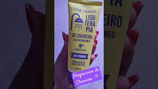 Progressiva de Chuveiro 🚿 Lisoterapia Liso Instantâneo Sem Formol 💜shorts [upl. by Nissie]