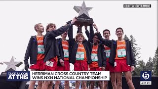 Its part of the Utah pride Herriman High School boys cross country team wins national title [upl. by Asille]