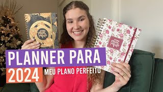 PLANNER PARA 2024  MEU PLANO PERFEITO O QUE MUDOU [upl. by Ajnot597]