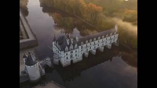 Vu du ciel  le château de Chenonceau [upl. by Koren538]