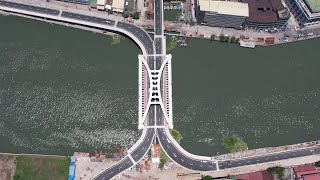 BinondoIntramuros Bridge Drone Video in 4K 60fps [upl. by Sumner]