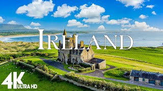 Ireland Drone Film 4K  Explore Emerald Landscapes with Peaceful Piano Melodies [upl. by Pier644]