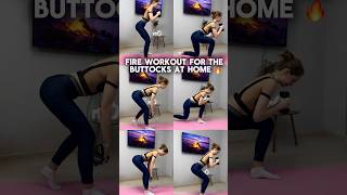 Pump up round buttocks at home 🔥 workout fitness abs posture yoga bums [upl. by Red]