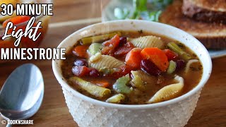 Easy Minestrone Soup Recipe in 30 Minutes  Why Not [upl. by Benjamen]