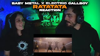 Couple Reacts To Ratatata by BabyMetal x Electric Callboy [upl. by Enyrb]