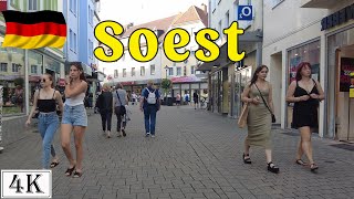 Walking in the city of Soest Germany 4k [upl. by Bibbie]