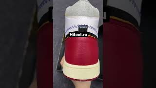 Jordan 1 Retro High Union Los Angles Black toe BV1300106 Unboxing Review From Hifootru hifoot [upl. by Annoif]