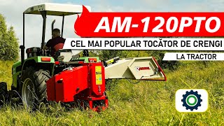 Cel mai popular tocator de crengi la tractor AM120 PTO ARPAL  Uniteh PRO [upl. by Tilford]