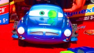 Cars 2 Air Hogs RC Finn McMissile Disney Pixar Toy Review  Talking Toy Sounds amp Fire Spy Weapons [upl. by Lilaj818]