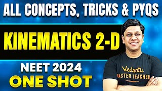 Kinematics 2D In One Shot  All Concepts Tricks And PYQs  NEET 2024 Physics  Restart Series [upl. by Merl260]