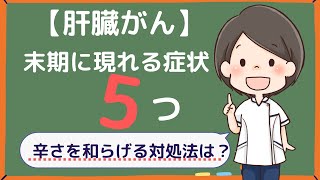 【肝臓がん】末期に現れる症状5つ 辛さを和らげる対処法と知っておきべき基礎知識 [upl. by Wehtam436]