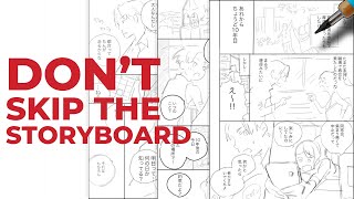 How to Storyboard your Manga  5 Beginner Tips to Draw Manga [upl. by Lazarus]