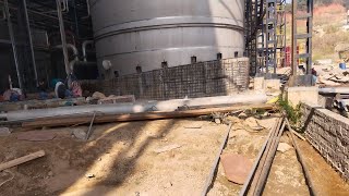 Fermenter tank bulging checking and removal using stiffener and pressure grouting [upl. by Sylram]