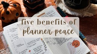 Five Benefits of Planner Peace [upl. by Gerri479]