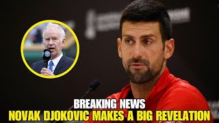 🚨BREAKING NOVAK DJOKOVIC MAKES A BIG REVELATION TENNIS NEWS TODAY [upl. by Ximenez]