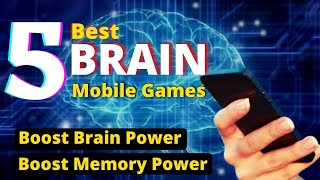 Top 5 Brain games to increase memory power  दिमाग तेज कर देंगी ये 5 mobile games  Educationiya [upl. by Ramyar]