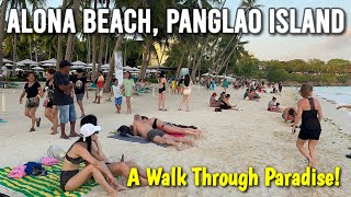 Boracay of Panglao Bohol ALONA BEACH  Complete Walking Tour Philippines  2024 Sunset amp Nightlife [upl. by Estrellita396]