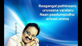 Raagangal pathinaaru song karaoke with lyrics [upl. by Schuh]