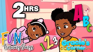 Good Morning Song  More Fun Songs for Kids  Gracie’s Corner 2Hour Compilation [upl. by Ahsinrad]