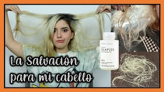 EL MEJOR PRODUCTO PARA EL CABELLO MALTRATADO POR DECOLORACION  OLAPLEX 3 ❤ [upl. by Udell]