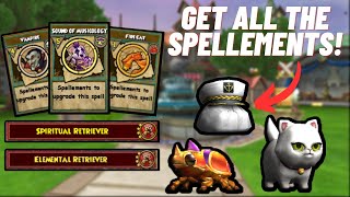 Wizard101 The BEST Way To Farm Spellements With Your Pet [upl. by Adamis]