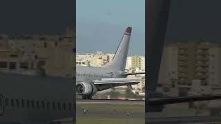 Norwegian Boeing 737 Landing at Faro Airport [upl. by Leiuqeze]