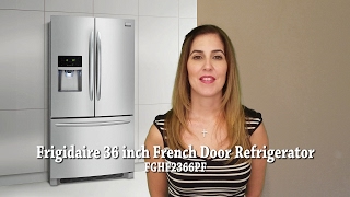 Frigidaire 36 inch French Door Refrigerator FGHF2366PF [upl. by Arytahs]