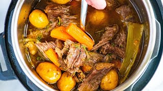 Best Instant Pot Pot Roast Recipe [upl. by Cacilia]