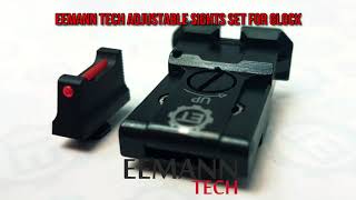 Eemann Tech Adjustable Sights Set for GLOCK [upl. by Luedtke]