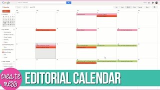 Editorial Calendar  How I Plan Blog amp Youtube Posts  An Organised Mess [upl. by Towne71]