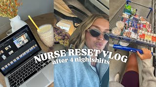 NIGHTSHIFT NURSE RESET VLOG [upl. by Tennek]