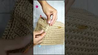 music pop crochet bag handmade bolsacroche diy bags crochettutorial croche [upl. by Ytisahc]