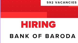 ✨ Government Bank Hiring ✨ BOB ✨592 Vacancies ✨ All Over India ✨ Any Degree✨Last Day19112024 [upl. by Alenoel]