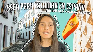 BECAS para ESTUDIAR en ESPAÑA 🇪🇸 negocios arquitectura etc  100 MATRÍCULA  ALOJAMIENTO [upl. by Nnyledam188]