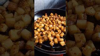 Potato Fry 🥔🤤 simplerecipe potatorecipe cookingathome [upl. by Agnew]