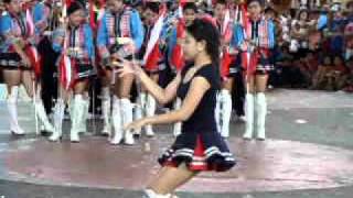 Majorette exebhition in Sto Nino feast in Muntinlupa [upl. by Boulanger327]