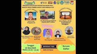 Webinar berbagi praktik baik quotPemanfaatan Aplikasi Quizizz dan Word Wall sebagai media pembelajaran [upl. by Reba41]