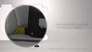 Silver Cross Simplicity Car Seat Demostration Video [upl. by Odradlig725]