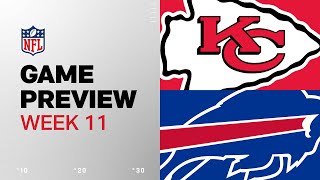 Kansas City Chiefs vs Buffalo Bills  2024 Week 11 Game Preview [upl. by Oicneconi]