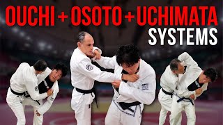 Judo Throw Systems Osoto gari Ouchi gari Uchimata from RvR [upl. by Lessig]