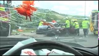 accident routier attention video choc [upl. by Orford]