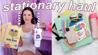 Back To School Supply Haul High School 2024 [upl. by Damha]