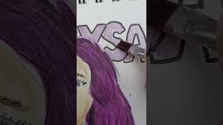 Maluju Youtubery 2 💜 malování Terysa painting shorts [upl. by Kenwrick]