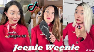 Funny Jeenie Weenie Tik Tok Compilation 2021  New Sandra Jeenie Kwon TikTok Videos 2021 [upl. by Airdnahs504]