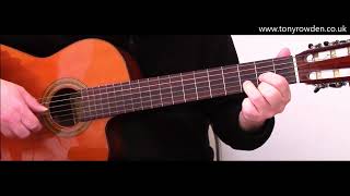 Pretty Flamingo  Manfred Mann fingerstyle guitar solo  link to TAB in description [upl. by Nyladnohr]