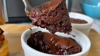 Air Fryer Chocolate Molten Lava Cakes [upl. by Ocinemod]