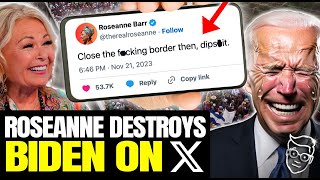 Roseanne Barr BODIES Biden After Fentanyl Tweet Close The Fing Border Dipsht 🔥 [upl. by Alyose]