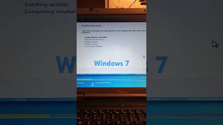 Installing Windows 7  Shorts video  November 2024 [upl. by Etnwahs]